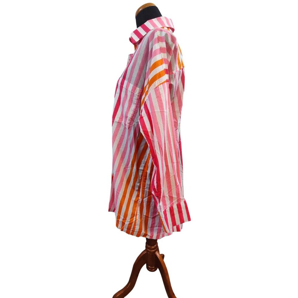 Beach Riot Women's Long Sleeve Striped Top Size LP - Picture 5 of 7
